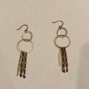 Silpada sterling silver earrings, new
